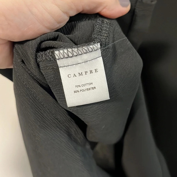 WORKHALL black button down tunic size small - Picture 6 of 6